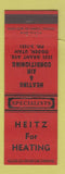 Matchbook Cover - Heitz for Heating Air Conditioning Ogden UT