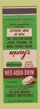 Matchbook Cover - Surin Neo Aqua Drin Throat Lozenges