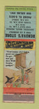 Matchbook Cover - Denova's Store Grocery hillbilly WEAR