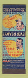 Matchbook Cover - Ever Ready Labels Belleville NJ
