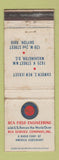 Matchbook Cover - RCA Field Engineering Dayton OH Camden NJ Washington DC WORN