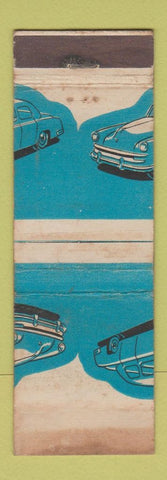Matchbook Cover - MISCUT? Car Stock Graphic? WEAR