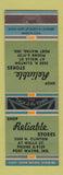 Matchbook Cover - Reliable Stores Fort Wayne IN