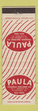 Matchbook Cover - Paula Vending Machine Allentown PA