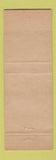 Matchbook Cover - Pavilion Hotel Montpelier VT