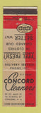 Matchbook Cover - Concord Cleaners Concord NH DD Bean