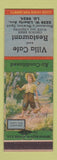 Matchbook Cover - Villa Cafe Restaurant