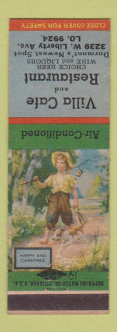 Matchbook Cover - Villa Cafe Restaurant