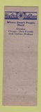 Matchbook Cover - Villa Cafe Restaurant