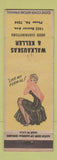 Matchbook Cover - Walkauskas & Keller Beer Distributors pinup Pittsburgh PA