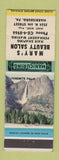 Matchbook Cover - Mary's Beauty Salon Harrisburg PA