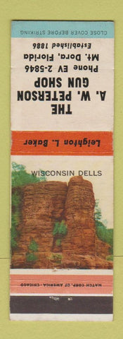 Matchbook Cover - AW Peterson Gun Shop Mount Dora FL WEAR