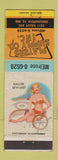 Matchbook Cover - Platers Supply Indianapolis IN pinup WEAR