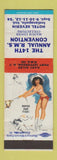 Matchbook Cover - RMS Convention 1954 Indianapolis IN pinup