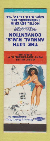 Matchbook Cover - RMS Convention 1954 Indianapolis IN pinup