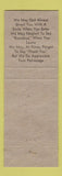 Matchbook Cover - Iva Pool Room Billiards Iva SC pinup Hall & Pruitt