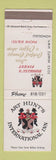 Matchbook Cover - Art Hunt's International Inn Honolulu Hawaii