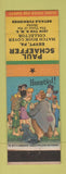 Matchbook Cover - Paul Schaeffer Match Collector Egypt PA hillbilly