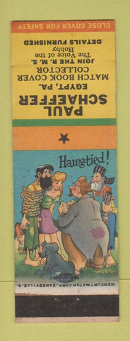Matchbook Cover - Paul Schaeffer Match Collector Egypt PA hillbilly