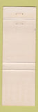 Matchbook Cover - South Side Saloon Main Street Milwaukee WI