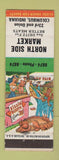 Matchbook Cover - North Side Market Columbus IN hillbilly