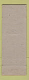 Matchbook Cover - North Side Market Columbus IN hillbilly