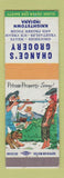 Matchbook Cover - Chance's Grocery Knightstown IN hillbilly