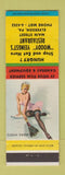 Matchbook Cover - Woody Yeingst's Restaurant Elverson PA pinup