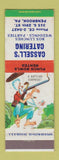 Matchbook Cover - Cassell's Catering Penbrook PA hillbilly