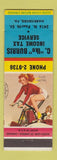 Matchbook Cover - C Ike Burris Income Tax Service Harrisburg PA pinup