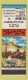 Matchbook Cover - Flo's Deli Harrisburg PA