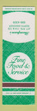 Matchbook Cover - Thompson's Restaurant North Andover MA