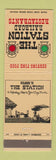 Matchbook Cover - Station Railroad Restaurants St Louis MO