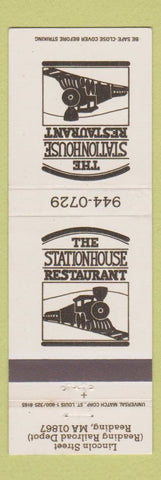 Matchbook Cover - Station House Restaurant Reading MA