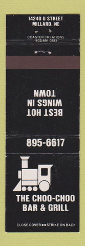 Matchbook Cover - The Choo Choo Bar Grill Millard NE WEAR