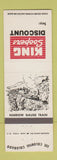 Matchbook Cover - King Soopers Grocery Stores Colorado Narrow Gauge Train