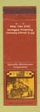 Matchbook Cover - Loose Caboose Pasadena CA Train