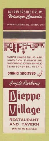 Matchbook Cover - Dieppe Village Restaurant Tavern Windsor ON