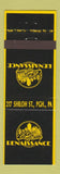 Matchbook Cover - Cafe Renaissance Pittsburgh PA