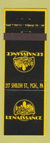 Matchbook Cover - Cafe Renaissance Pittsburgh PA