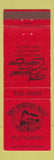 Matchbook Cover - The Puffing Bill Restaurant train New York City
