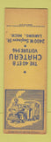 Matchbook Cover - 40 Et Chateau Lansing MI train SAMPLE