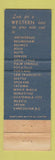 Matchbook Cover - Benson Hotel Portland OR London Bar and Grill