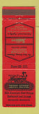 Matchbook Cover - Depot House Rochester MN restaurant train