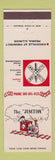 Matchbook Cover - The Junction Restaurant Peoria IL train WEAR