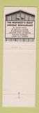 Matchbook Cover - The Junction Restaurant Peoria IL train WEAR