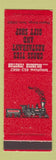 Matchbook Cover - Cross Ties Restaurant Gift Shop Pigeon Forge TN train