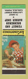 Matchbook Cover - Yeingst and Brenneman Barber Shop Carlisle PA