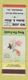 Matchbook Cover - Denton Miller Newburgh PA hillbilly