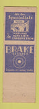 Matchbook Cover - Tony Hall Auto Service Phoenix AZ pinup